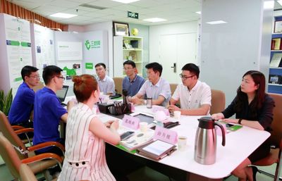徐州市鼓楼区领导到访三好网 探讨在线教育新方向